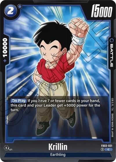Krillin (Raging Roar) Near Mint