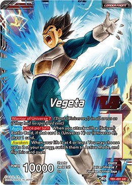 Vegeta // Saiyan Bond Vegeta (Tournament of Power) Near Mint