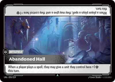 Abandoned Hall (Unleashed) Near Mint