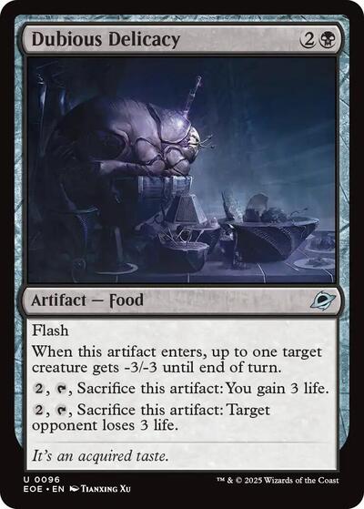 Dubious Delicacy (Edge of Eternities) Near Mint