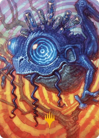 Psychic Frog Art Card (Gold-Stamped Planeswalker Symbol) [Modern Horizons 3 Art Series]