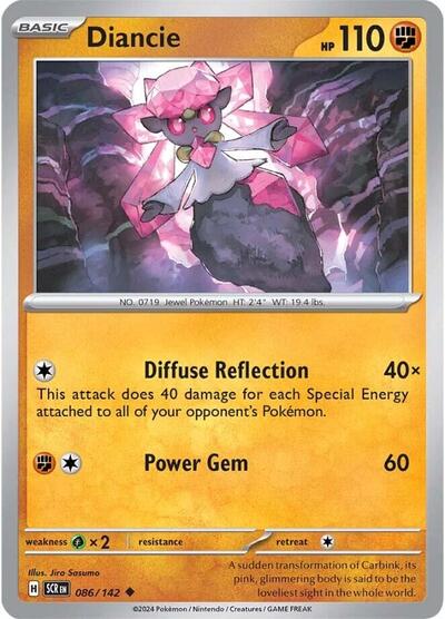 Diancie (SV07: Stellar Crown) Near Mint