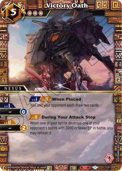 Victory Oath (Lore Set 01: Ancient Heroes) Near Mint Holofoil - Nick Nack's Full Frontal Attack