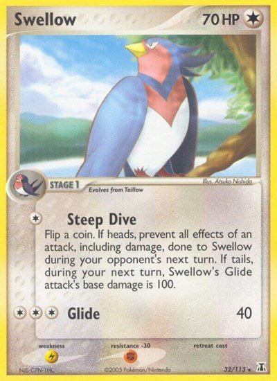 Swellow (Delta Species) Light Play - Nick Nack's Full Frontal Attack