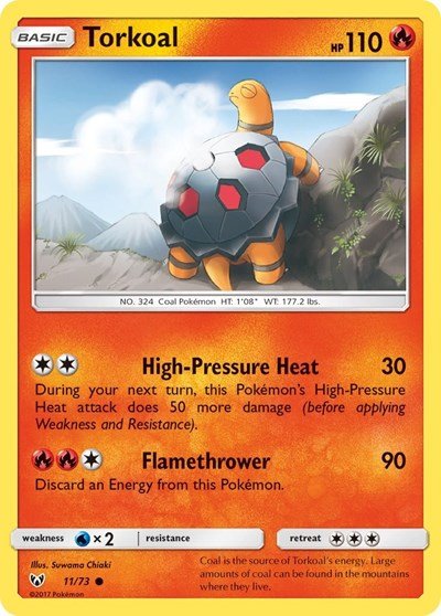 Torkoal (Shining Legends) Near Mint - Nick Nack's Full Frontal Attack