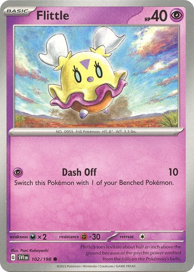 Flittle - 102 (Scarlet and Violet: Base Set) Near Mint