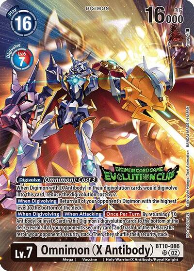 Omnimon (X Antibody) (Evolution Cup 2025 Vol. 1) (Xros Encounter) Near Mint Foil
