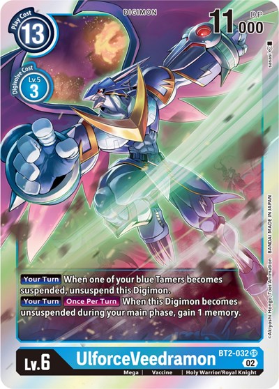 UlforceVeedramon (Resurgence Booster Reprint) (Resurgence Booster) Near Mint Foil