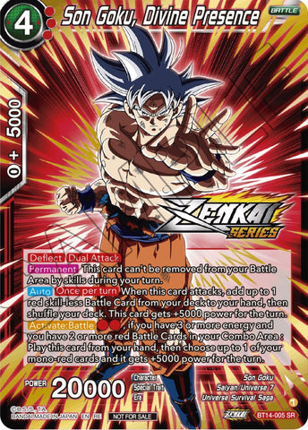 Son Goku, Divine Presence (Event Pack 12) (BT14-005) [Tournament Promotion Cards]