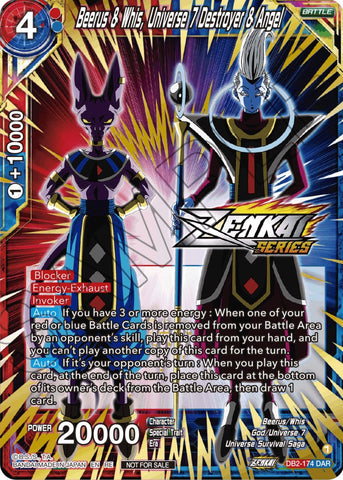 Beerus & Whis, Universe 7 Destroyer & Angel (Event Pack 12) (DB2-174) [Tournament Promotion Cards]