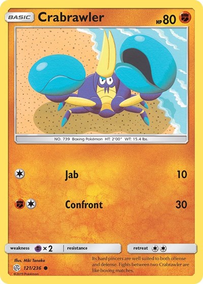 Crabrawler (SM - Cosmic Eclipse) Near Mint