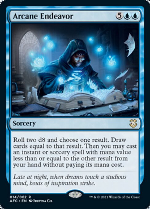 Arcane Endeavor (Commander 2021 Forgotten Realms) Near Mint - Nick Nack's Full Frontal Attack