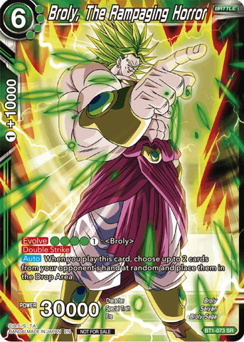 Broly, The Rampaging Horror (Gen Con 2023) (BT1-073) [Promotion Cards]