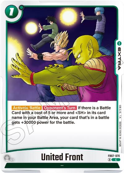 United Front (Wish For Shenron) Near Mint - Nick Nack's Full Frontal Attack