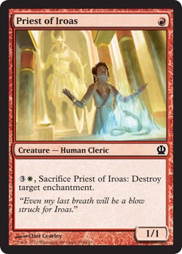Priest of Iroas (Theros) Near Mint - Nick Nack's Full Frontal Attack