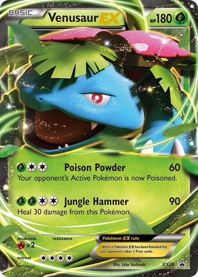 Venusaur EX - XY28 (XY Promos) Damaged / Poor Holofoil
