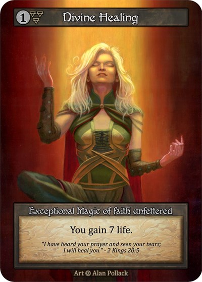 Divine Healing (Alpha) Near Mint