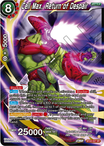 Cell Max, Return of Despair (BT22-027) [Critical Blow]