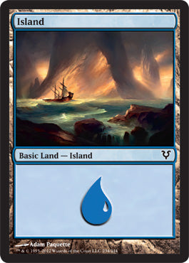 Island (234) (Avacyn Restored) Light Play