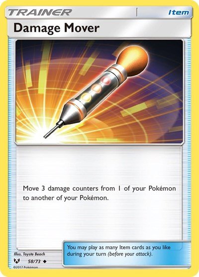 Damage Mover (Shining Legends) Near Mint - Nick Nack's Full Frontal Attack