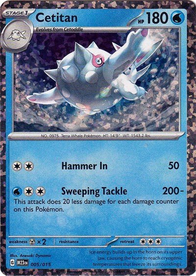 Cetitan (McDonald's Promos 2023) Light Play Holofoil - Nick Nack's Full Frontal Attack