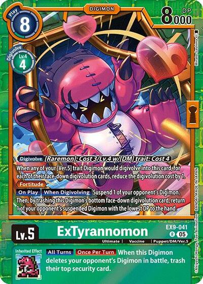 ExTyrannomon (Versus Monsters) Near Mint Foil
