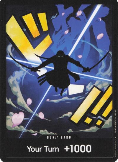 DON!! Card (Zoro) (Premium Booster) Near Mint