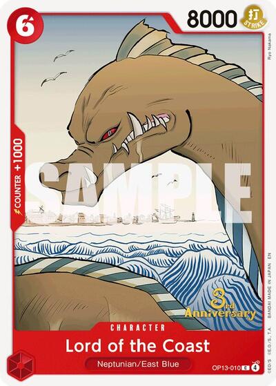 Lord of the Coast (Carrying On His Will: 3rd Anniversary Tournament Cards) Near Mint - Nick Nack's Full Frontal Attack