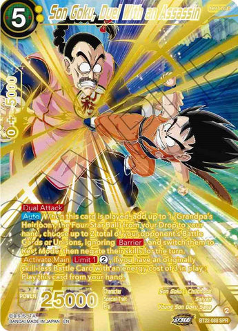 Son Goku, Duel With Assassin (SPR) (BT22-088) [Critical Blow]
