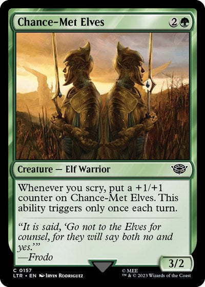 Chance-Met Elves (Universes Beyond: The Lord of the Rings: Tales of Middle-earth) Near Mint