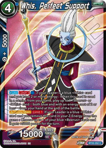 Whis, Perfect Support (BT22-052) [Critical Blow]
