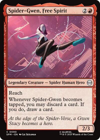 Spider - Gwen, Free Spirit (Marvel's Spider - Man) Near Mint - Nick Nack's Full Frontal Attack