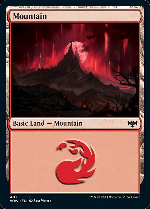 Mountain (401) (Innistrad: Crimson Vow) Near Mint