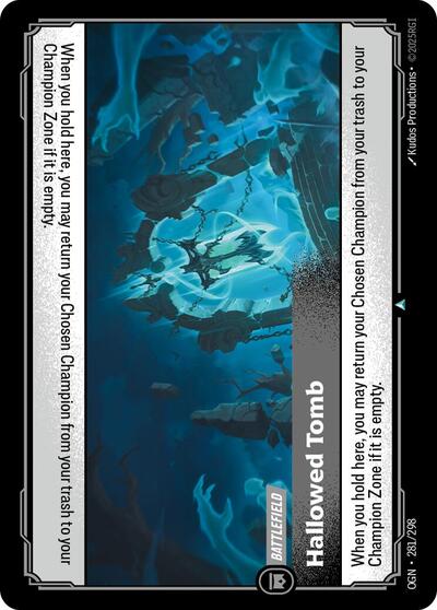 Hallowed Tomb (Origins) Near Mint - Nick Nack's Full Frontal Attack