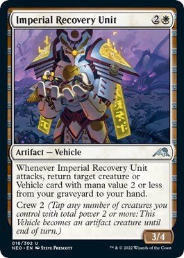Imperial Recovery Unit (Kamigawa: Neon Dynasty) Near Mint - Nick Nack's Full Frontal Attack