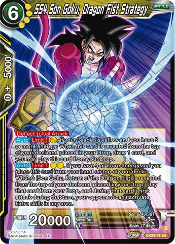 SS4 Son Goku, Dragon Fist Strategy (EX23-31) [Ultimate Deck 2023]