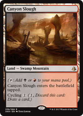 Canyon Slough (Amonkhet) Near Mint - Nick Nack's Full Frontal Attack