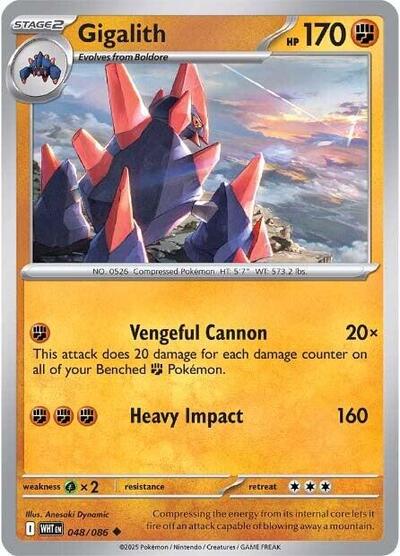 Gigalith (SV: White Flare) Near Mint - Nick Nack's Full Frontal Attack