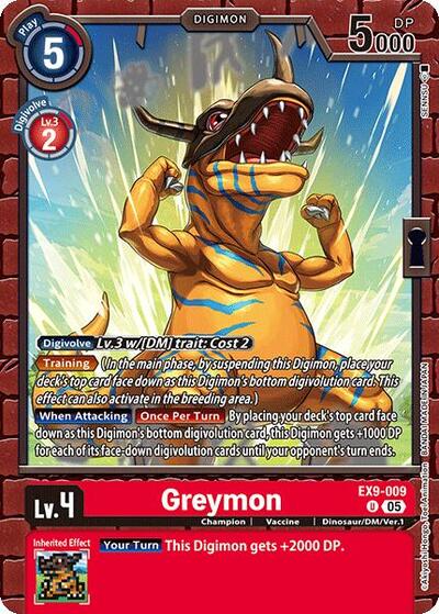 Greymon (Versus Monsters) Near Mint