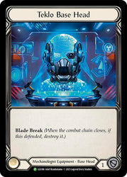 Teklo Base Head [LGS186] (Promo)  Cold Foil