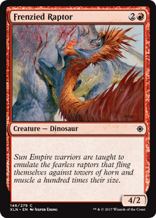 Frenzied Raptor (Ixalan) Near Mint - Nick Nack's Full Frontal Attack