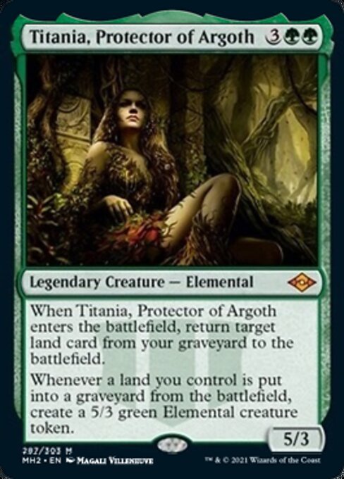 Titania, Protector of Argoth (Modern Horizons 2) Near Mint - Nick Nack's Full Frontal Attack