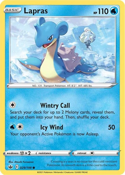 Lapras (SWSH06: Chilling Reign) Near Mint