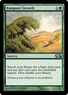 Rampant Growth (Magic 2010 Core Set) Light Play - Nick Nack's Full Frontal Attack