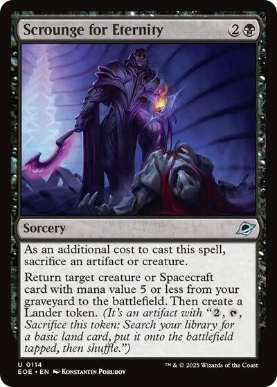Scrounge for Eternity (Edge of Eternities) Near Mint
