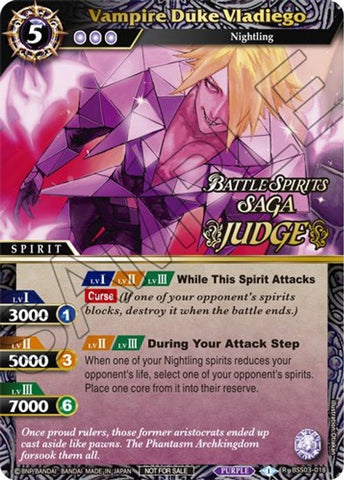 Vampire Duke Vladiego (Judge Pack Vol. 3) (BSS03-018) [Launch & Event Promos]