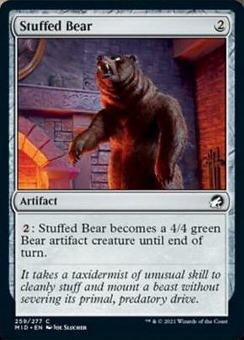 Stuffed Bear (Innistrad: Midnight Hunt) Near Mint - Nick Nack's Full Frontal Attack