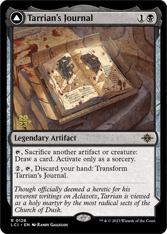 Tarrian's Journal // The Tomb of Aclazotz [The Lost Caverns of Ixalan Prerelease Cards]