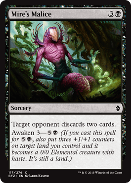 Mire's Malice (Battle for Zendikar) Near Mint - Nick Nack's Full Frontal Attack