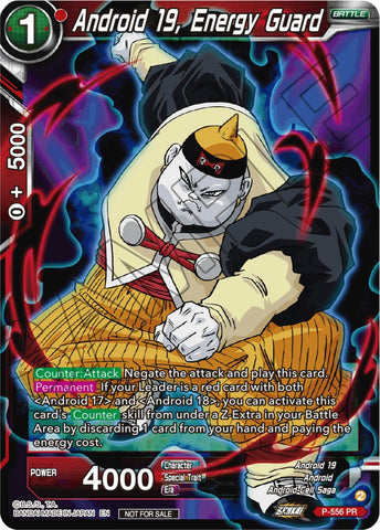 Android 19, Energy Guard (Zenkai Series Tournament Pack Vol.6) (P-556) [Tournament Promotion Cards]